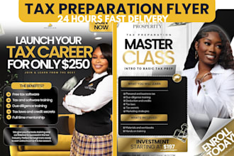 tax flyer credit repair flyer credit repair flyer design instagram post tax logo