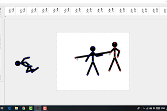 create realistic  2d stickman animation and explainer animation videos