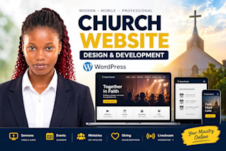 build a modern church website with wordpress