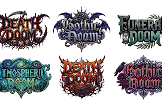 design death doom funeral doom and atmospheric metal logo