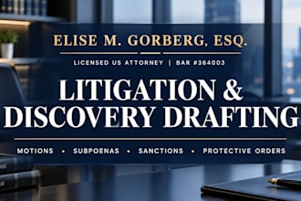 draft motion to compel discovery and sanctions request as a US civil lawyer