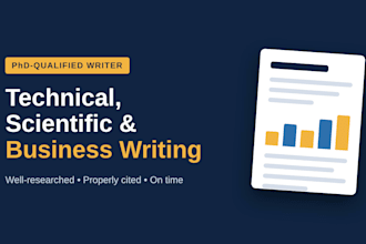 write professional technical, scientific, and business reports