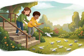 children story book illustration children story children story book illustration