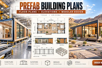 create prefab building plans and elevations in texas, arizona