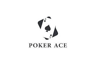 design a modern poker logo with 17 hours