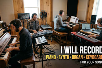 record piano, synth, organ, keyboard for your song