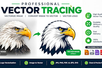 vector tracing, vectorize image, convert image to vector, vector logo
