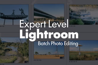 professionally batch edit  your photos in lightroom