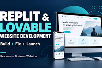 build or fix your replit or lovable website
