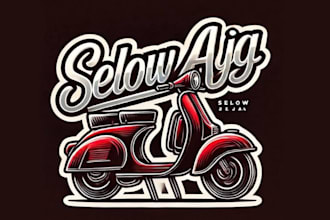 create a professional scooter logo for your company