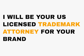 be your US licensed trademark attorney for your brand