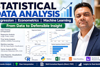 perform econometric ml and predictive modelling