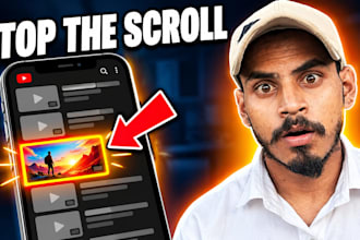 create a professional youtube thumbnail design