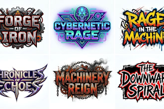 do industrial metal cyber metal nu metal and metal logo