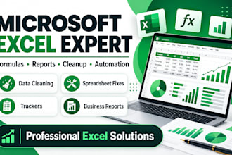 create, fix, automate or improve your microsoft excel spreadsheet