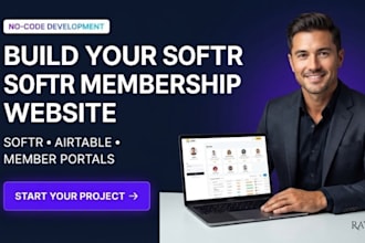 build a softr membership website with airtable