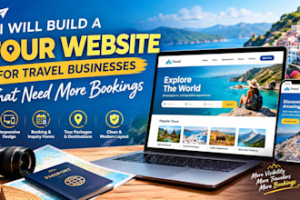 build a tour website for travel businesses that need bookings