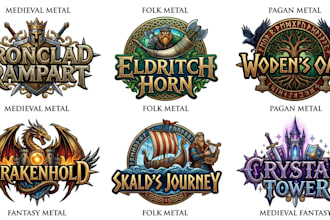 do medieval metal folk metal pagan metal fantasy metal logo