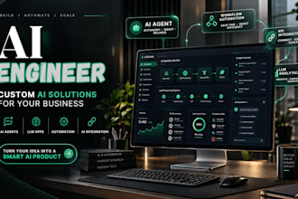 be ai engineer for ai agent development, ai website, and ai chatbot