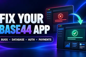 fix bugs and improve your base44 web app