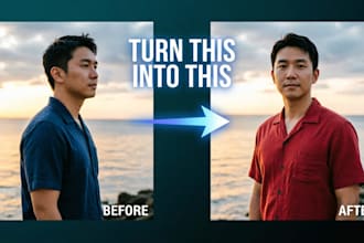 transform your original photo into a stunning realistic ai image