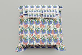 design seamless patterns for fabric and textile