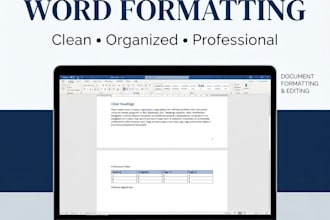 professional word document formatting