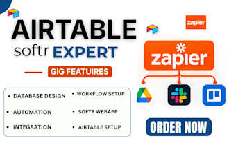 do airtable database system, airtable automation, softr web app