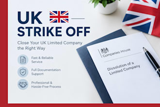 help with UK company strike off and closure