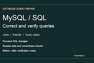 fix mysql sql query errors and improve slow queries