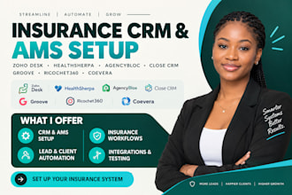 setup zoho desk healthsherpa ricochet360 close CRM groove agencybloc ams coevera