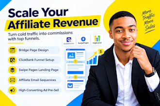 build high converting clickbank affiliate funnel and bridge page