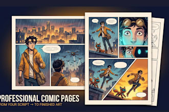 draw indie comic book illustration and comic art