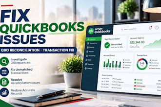fix quickbooks online reconciliation issues and transaction discrepancies