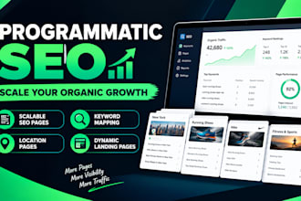create a programmatic seo page for scalable organic traffic growth