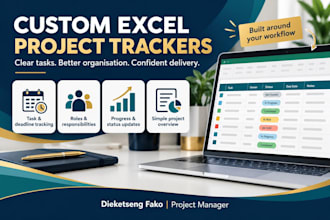 create a custom excel project tracker and dashboard
