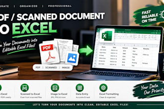 convert PDF and scanned documents to excel accurately
