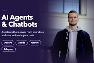 build ai agents and chatbots with openai, claude or gemini