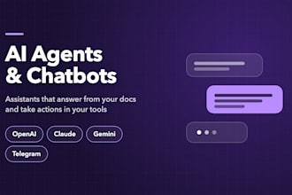 build ai agents and chatbots with openai, claude or gemini