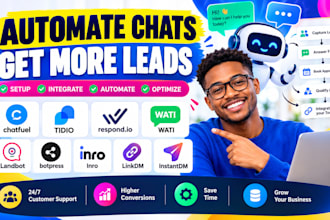chatfuel tidio respond io wati landbot botpress inro linkdm instantdm automation