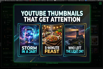 design eye catching youtube thumbnails that get attention