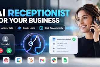 build an ai receptionist for calls and appointment booking