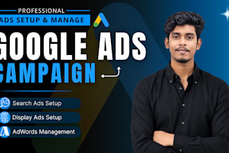 run google ads campaign, ad setup, keyword research, PPC