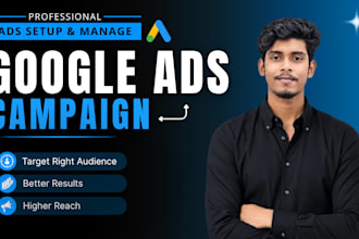 run google ads campaign, ad setup, keyword research, PPC