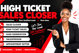 your sales closer, b2b sales agent, and commission closer