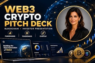 create web3 crypto blockchain pitch deck investor presentation