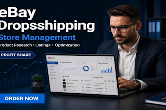 manage your ebay dropshipping store with profit share
