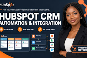 hubspot crm, hubspot automation and hubspot integration, hubspot expert