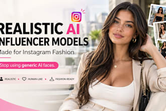 create realistic ai influencer model for instagram fashion modelling