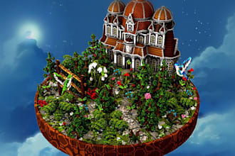 build a custom minecraft spawn and hub map